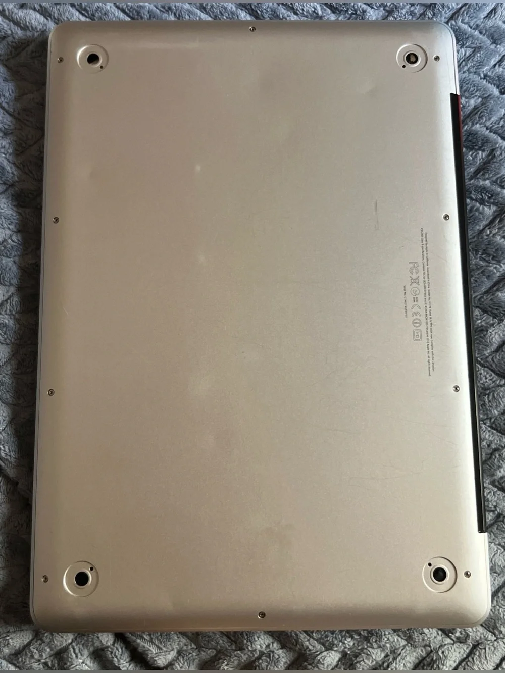 Apple MacBook Pro Silver Laptop with Black Keyboard